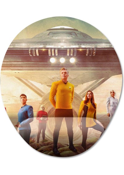 Star Trek: Strange New Worlds Bilek Destekli Mousepad Model - 1 Oval fiyatları