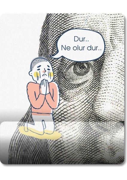 Dolar / Türk Lirası - Dolar Artışı - Döviz Sorunu Bilek Destekli Mousepad Model - 1 fiyatları