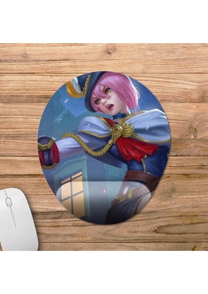Mobile Legends - Fanny Bilek Destekli Mousepad Model - 9 Oval