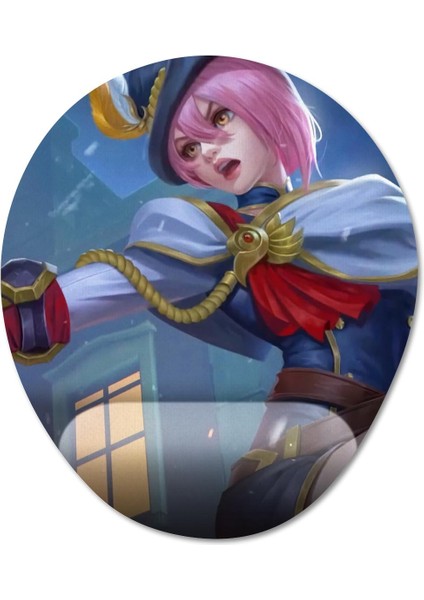 Mobile Legends - Fanny Bilek Destekli Mousepad Model - 9 Oval
