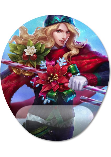 Mobile Legends - Lancelot Bilek Destekli Mousepad Model - 2 Oval