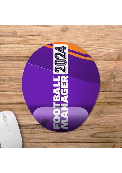 Fm 2024 - Football Manager 2024 Bilek Destekli Mousepad Model - 1 Oval