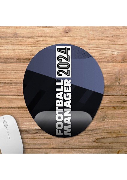 Fm 2024 - Football Manager 2024 Bilek Destekli Mousepad Model - 2 Oval