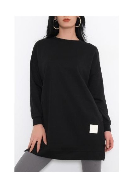 Elfida Armalı Siyah Renk Tunik