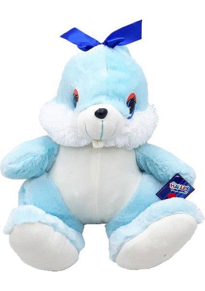 Peluş Tavşan Sakallı 45 cm Mavi- Mavi Su Dünyası
