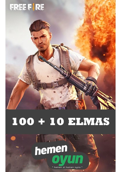 Free Fire 100 + 10 Elmas Diamond