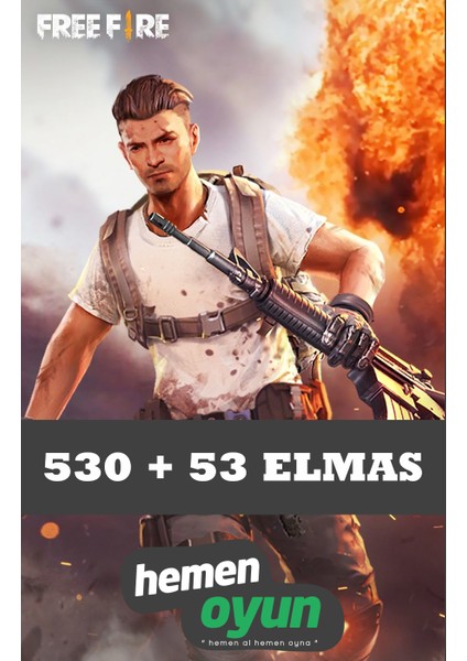 Free Fire 530 + 53 Elmas Diamond