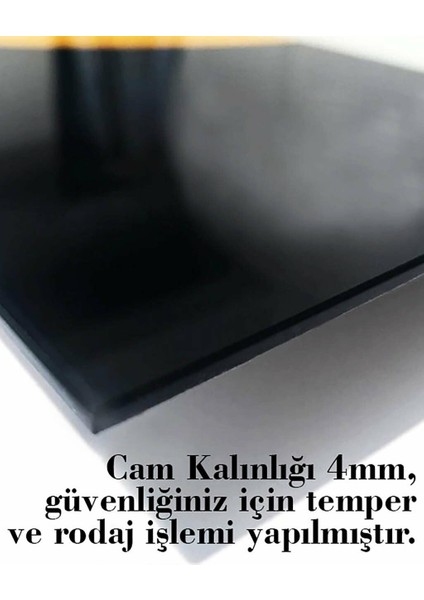 Parıltılı Cam Tablo, Ev ve Ofis Duvar Dekoru, Hediyelik Büyük Temperli 4 mm Cam Tablo indirimleri