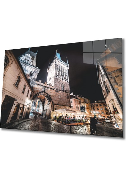 Köprü Cam Tablo, Ev ve Ofis Duvar Dekoru, Hediyelik Büyük Temperli 4 mm Cam Tablo