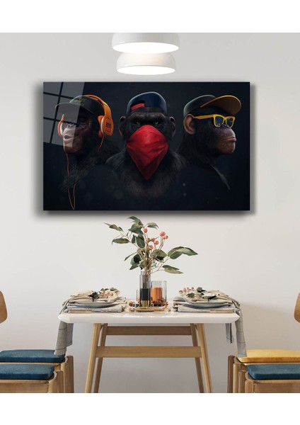 Maymunlar Cam Tablo fiyatları