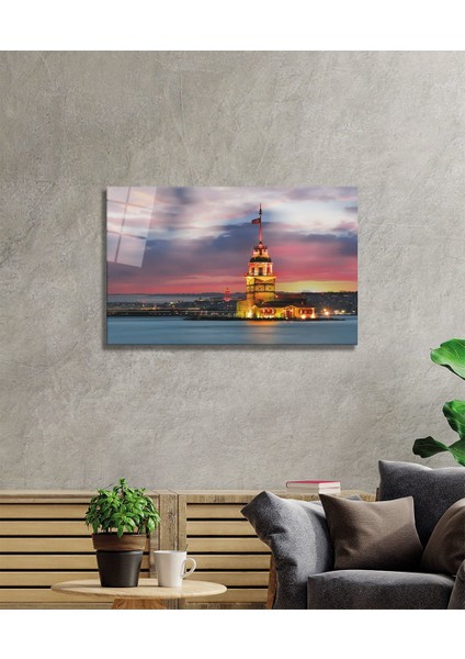Kız Kulesi Cam Tablo fiyatları