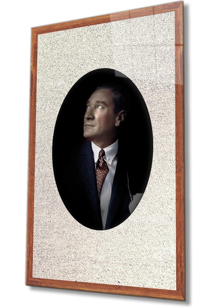 Atatürk Cam Tablo 4 mm Dayanıklı Temperli Cam