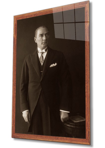 Atatürk Cam Tablo 4 mm Dayanıklı Temperli Cam