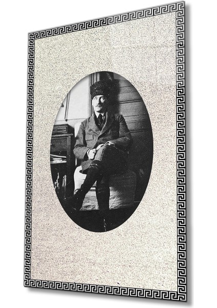 Atatürk Cam Tablo 4 mm Dayanıklı Temperli Cam