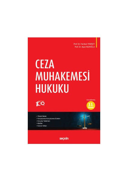 Ceza Muhakemesi Hukuku Prof. Dr. Feridun Yenisey