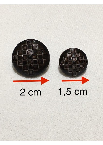 Blazer Ceket Düğmesi Piramit Desen Takımı Kahve Rengi modelleri