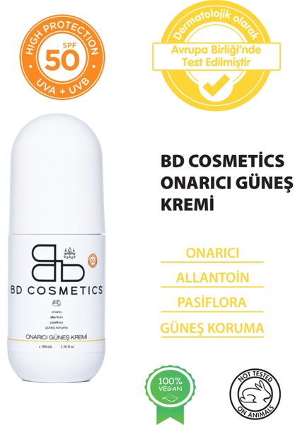 50 Spf Onarıcı Güneş Kremi 100 Ml