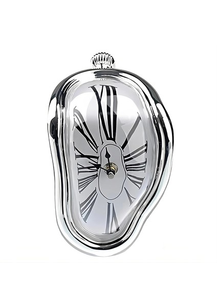 Eriyen Saat Salvador Dali Melting Clock Sürrealist Dekoratif