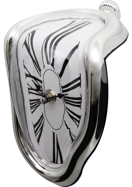 Eriyen Saat Salvador Dali Melting Clock Sürrealist Dekoratif
