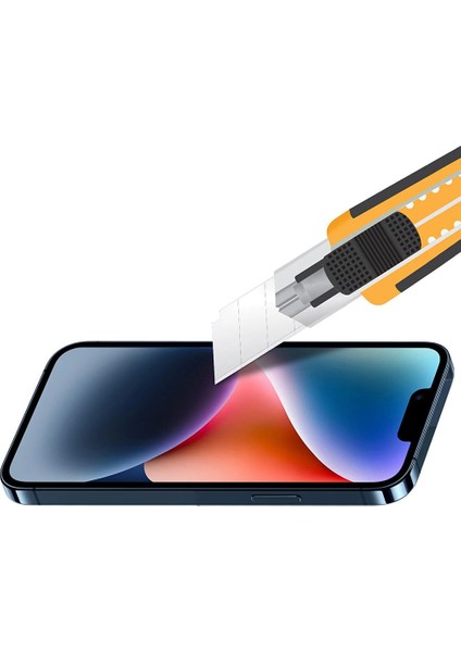 Iphone 15 Pro Uyumlu Hayalet Ekran Koruyucu Cam Tam Kaplama 9d