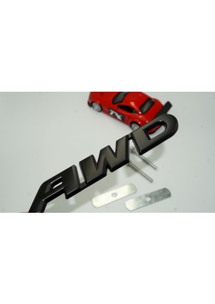Awd All Wheel Drive Ön Panjur Siyah Metal 3D Yazı Logo fiyatları