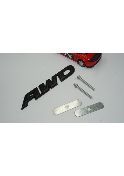 Awd All Wheel Drive Ön Panjur Siyah Metal 3D Yazı Logo fırsatları