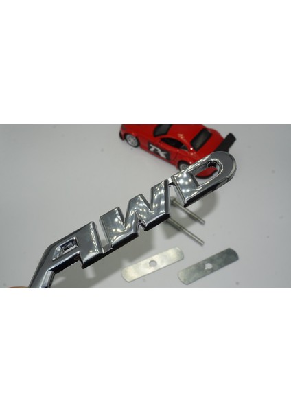 Awd All Wheel Drive Ön Panjur Krom Metal 3D Yazı Logo