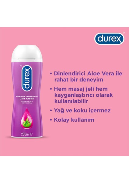 Aloe Vera İçeren & Masaj Jeli 200 ml -LVRS-13 indirimleri
