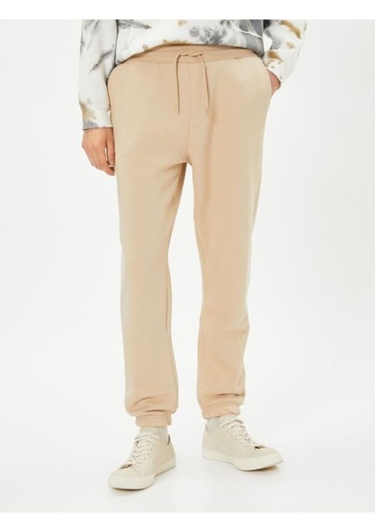 Jogger Eşofman Altı Beli Bağcıklı Cep Detaylı