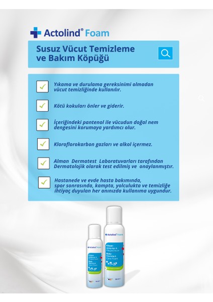 Foam Vücut Temizleme Köpüğü 100 ml