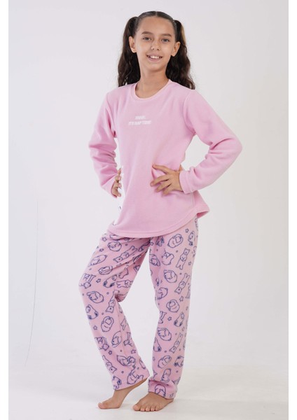Kız Çocukpolar Uzun Kol Pijama Takım(7-8/13-14) fiyatları