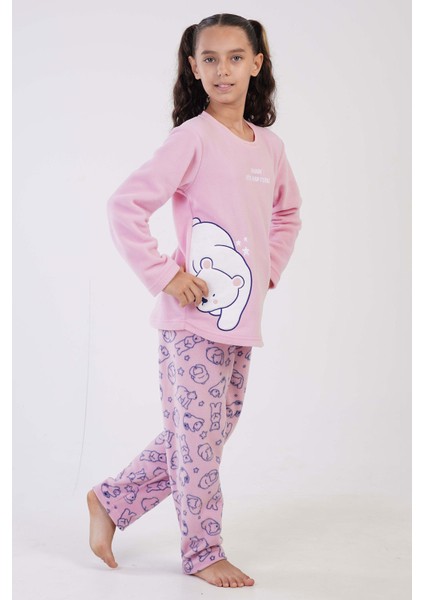 Kız Çocukpolar Uzun Kol Pijama Takım(7-8/13-14) fırsatları