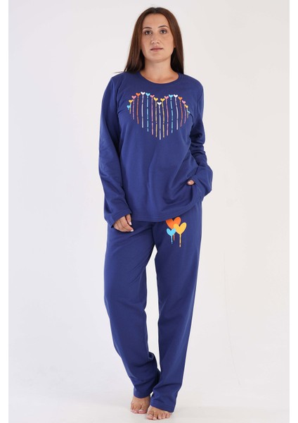 Pamuklu Kadın Büyük Beden Uzun Kol Pijama Takım fiyatları