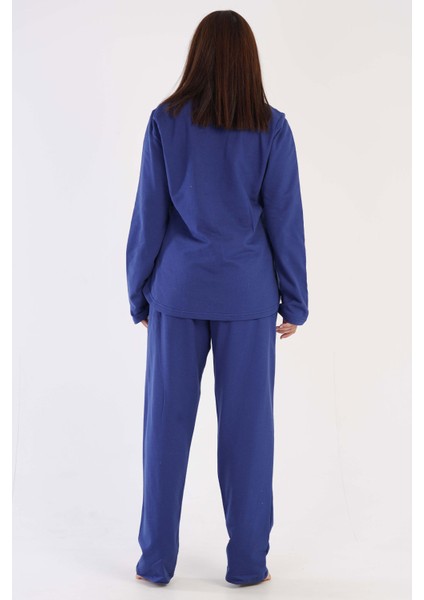 Pamuklu Kadın Büyük Beden Uzun Kol Pijama Takım fırsatları