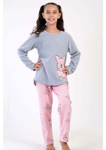 Kız Çocukpolar Uzun Kol Pijama Takım(7-8/13-14)