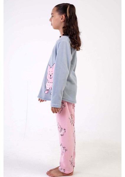 Kız Çocukpolar Uzun Kol Pijama Takım(7-8/13-14)