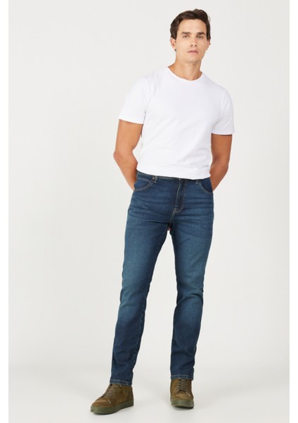 Texas Slim Fit Dar Kesim Normal Bel Mavi Esnek Jean Kot Pantolon modelleri