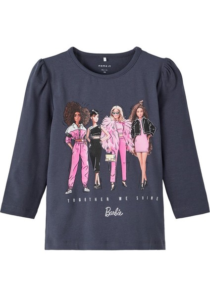 Barbie Baskılı Uzun Kol Kız Çocuk Sweatshirt - Minimalist Tarz fiyatları