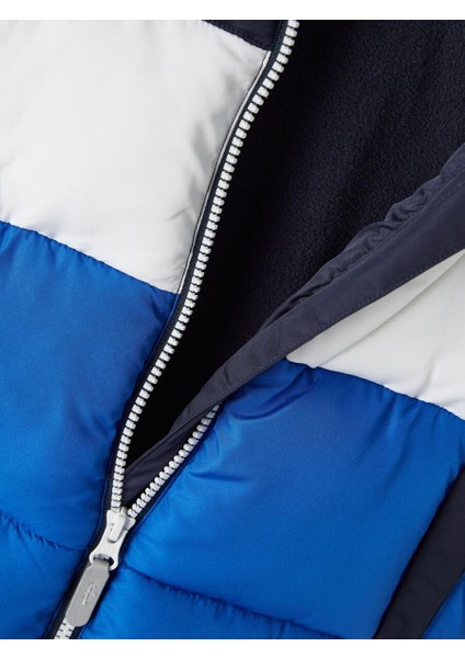 Name İt Kapüşonlu Mavi Erkek Çocuk Kaban 13218530 modelleri