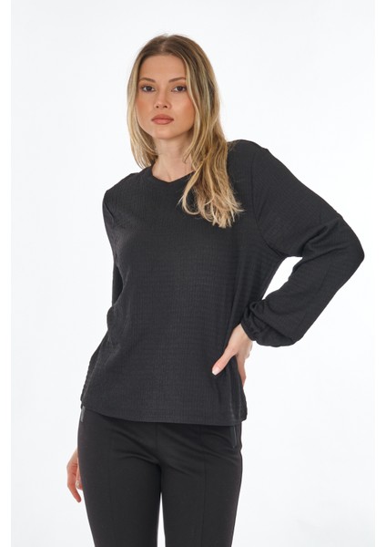 Minimalist Oversize Uzun Kol Crop Bluz - Günlük Şıklık fiyatları