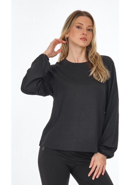 Minimalist Oversize Uzun Kol Crop Bluz - Günlük Şıklık fırsatları