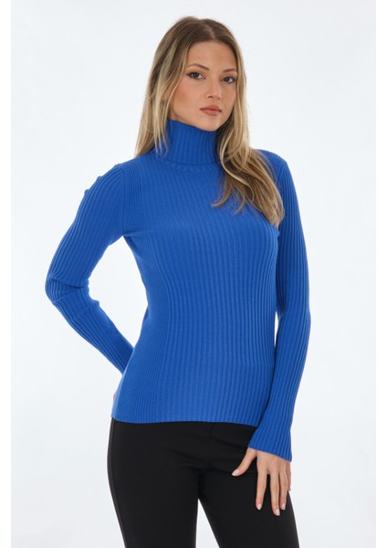 Minimalist Uzun Kol Kapşonlu Kadın Triko - Günlük Şıklık fırsatları