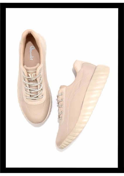 Bej Paraşüt Kadın Sneaker K01179090067