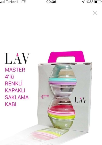 Master Saklama Kabı 4'lü fiyatları