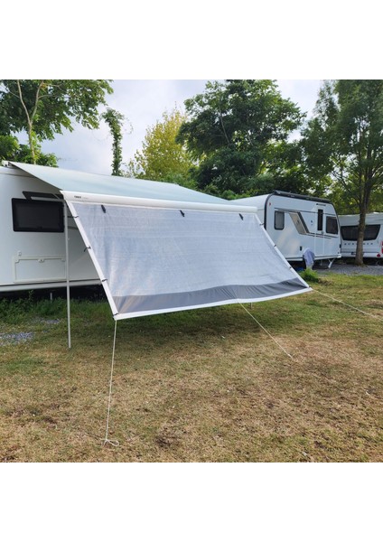 Karavan Gri Plus 290CM Karavan Tente Güneşliği Ön Perde