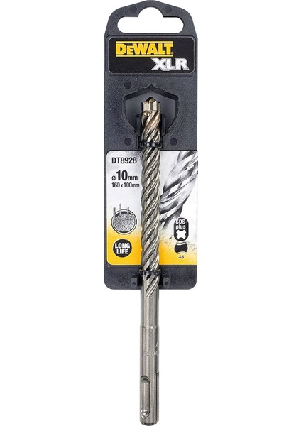 10 mm x 160 mm Sds Plus Xlr Drill - Full Head Carbide DT8928-QZ