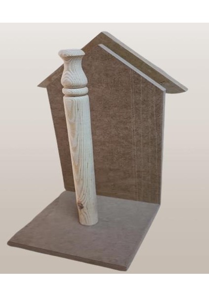 Hobi Adn Dekoratif Havluluk Ahşap Mdf Ham Cnc Kesim Model El Yapım