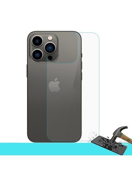 Ecr Apple iPhone 15 Pro Max İle Uyumlu Mat Arka Esnek Nano Koruyucu