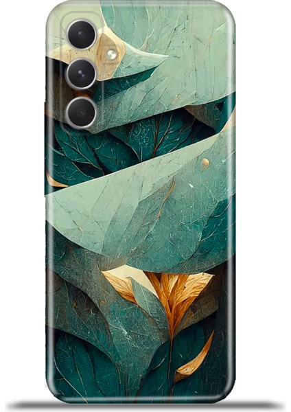 Samsung Galaxy A54 5g Kılıf Esnek Silikon Kamera Koruma 4K Desenli Özel Tasarım - Hindistan Mermer