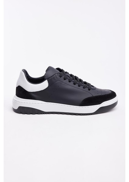 Bağcıklı Deri Erkek Sneaker